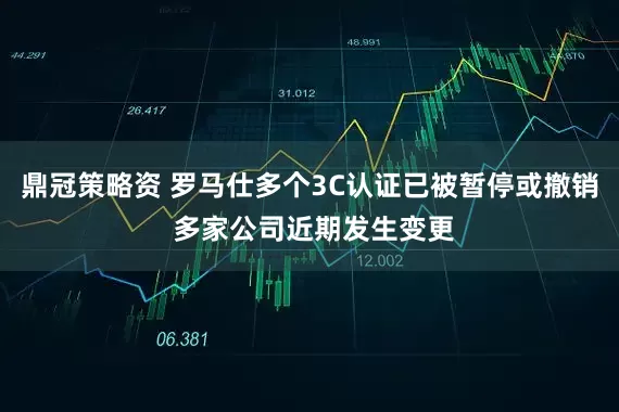 鼎冠策略资 罗马仕多个3C认证已被暂停或撤销 多家公司近期发生变更
