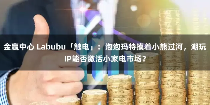 金赢中心 Labubu「触电」：泡泡玛特摸着小熊过河，潮玩IP能否激活小家电市场？